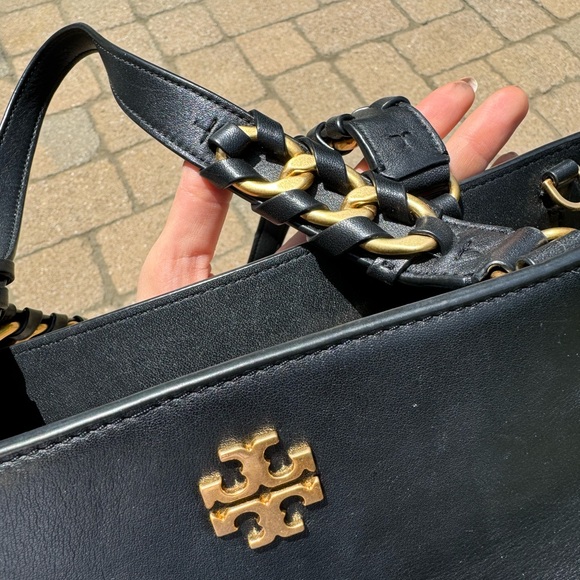 Tory Burch black braided strap work tote - Picture 8 of 10